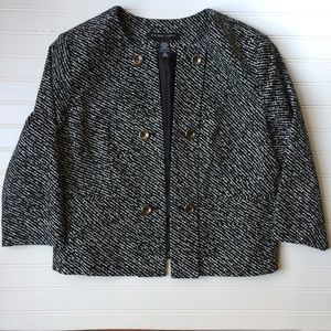 NY&Company Black/White Dress Jacket Sz 14